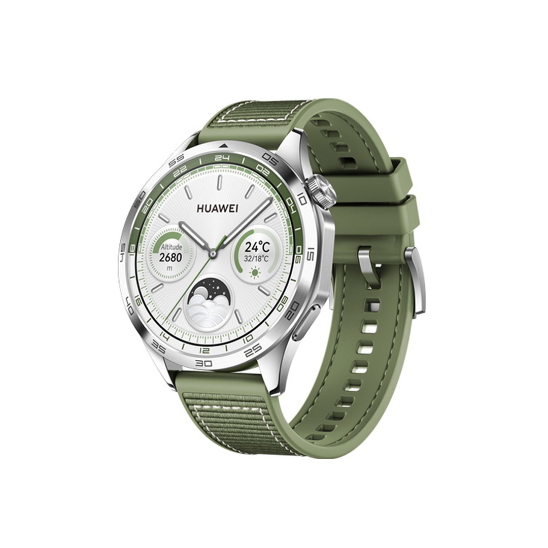 Huawei Watch GT 4 46mm Green - Green Woven Strap Huawei Watch GT 4 46mm Green - Green Woven Strap